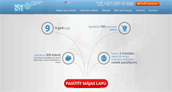 Desktop Screenshot of newsite.lv
